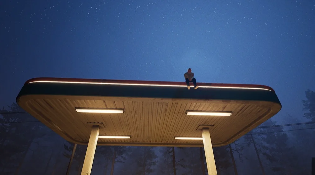 Before Exit Gas Station 6 Before Exit Gas Station 2